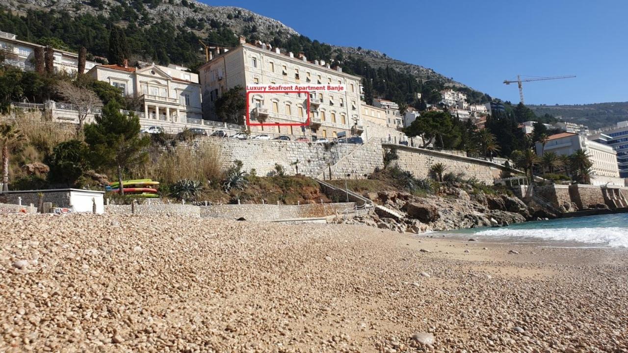 Luxury Seafront Apartment Banje Dubrovnik Bagian luar foto